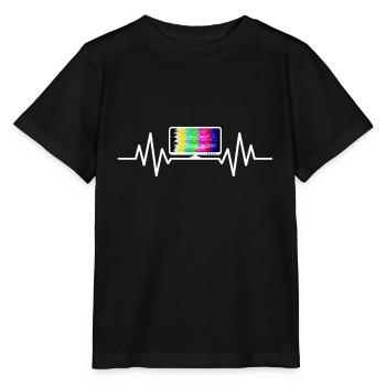 TV Streaming Heartbeat TV Series Movie Internet - Stanley/Stella MINI CREATOR Kids’ T-Shirt - black - Front - Mikhail (115cm)