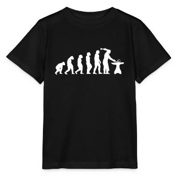 Horse Blacksmith Horseshoe Horsesmith Pliers - Stanley/Stella MINI CREATOR Kids’ T-Shirt - black - Front - Mikhail (115cm)