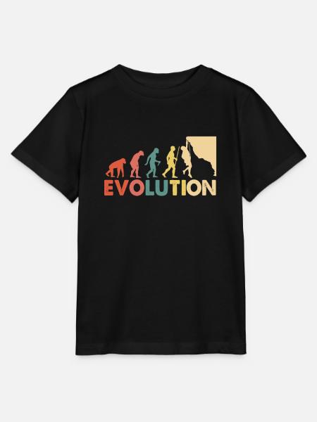 Klettern Evolution Escalade - Stanley/Stella Kinder T-Shirt MINI CREATOR - Schwarz