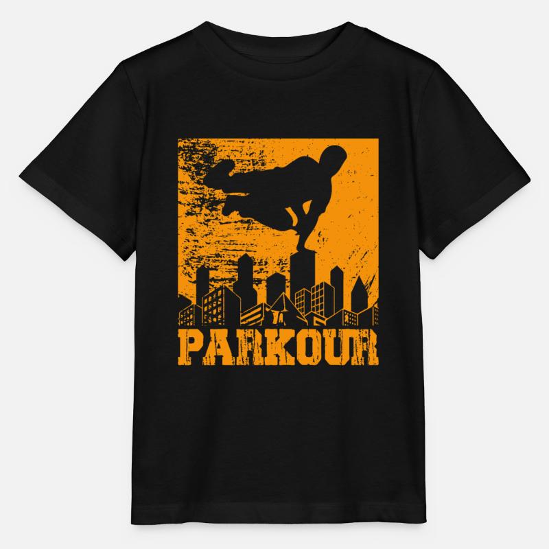 Parkour - T-shirt bio MINI CREATOR Stanley/Stella Enfant - noir