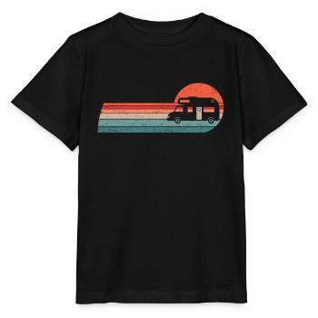 Motorhome Driver Camping Motorhome - Stanley/Stella MINI CREATOR Kids’ T-Shirt - black - Front - Mikhail (115cm)