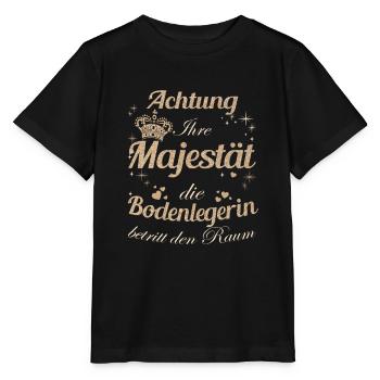 Parkett-Teppich Frauen-Majestät Damen - Stanley/Stella Kinder T-Shirt MINI CREATOR  - Schwarz - Vorne - Mikhail (115cm)