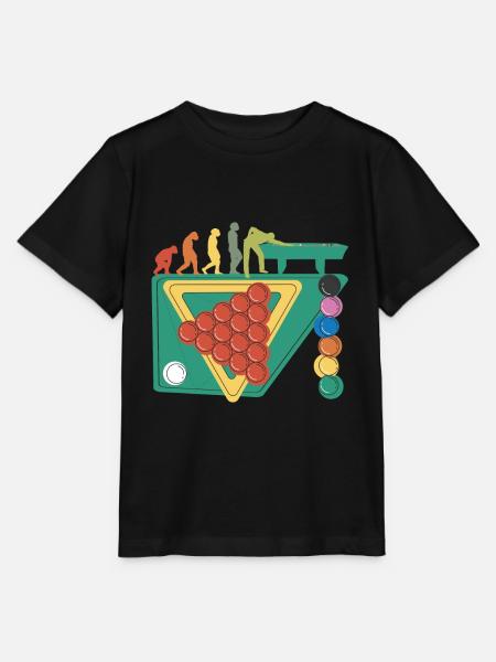 Snooker Game gamer Snooker table Snooker balls - Stanley/Stella MINI CREATOR Kids’ T-Shirt - black
