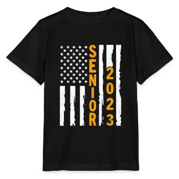Senior 2023 - T-shirt bio MINI CREATOR Stanley/Stella Enfant - noir - Devant - Mikhail (115cm)
