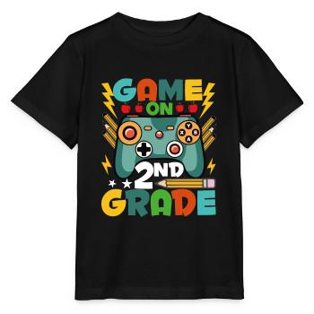 Jeu Sur Le 2ème Grade - T-shirt bio MINI CREATOR Stanley/Stella Enfant - noir - Devant - Mikhail (115cm)