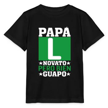 Nouveau Papa - T-shirt bio MINI CREATOR Stanley/Stella Enfant - noir - Devant - Mikhail (115cm)