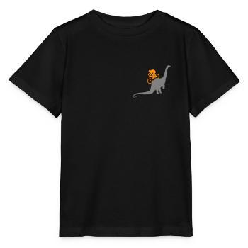 VTT Vtt Dinosaures VTT VTT VTT - T-shirt bio MINI CREATOR Stanley/Stella Enfant - noir - Devant - Mikhail (115cm)