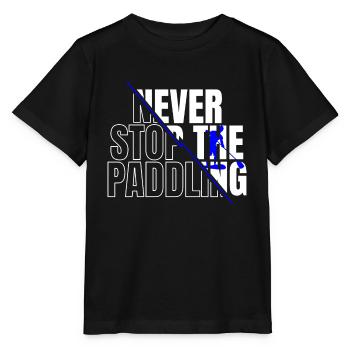SUP paddle paddle Stand Up Paddle Surf - T-shirt bio MINI CREATOR Stanley/Stella Enfant - noir - Devant - Mikhail (115cm)