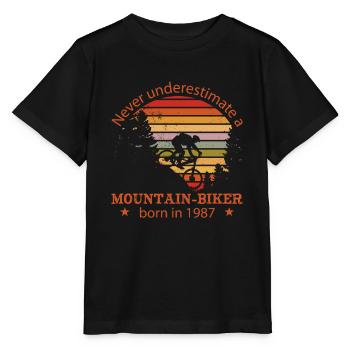 VTT VTT né en 1987 Anniversaire - T-shirt bio MINI CREATOR Stanley/Stella Enfant - noir - Devant - Mikhail (115cm)