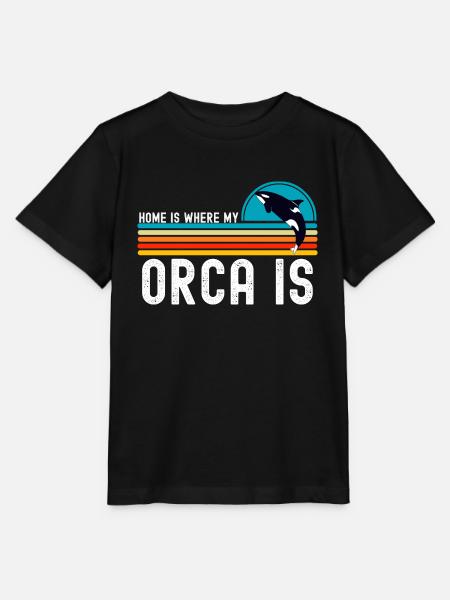 Orca - Stanley/Stella Kinder T-Shirt MINI CREATOR - Schwarz