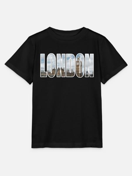 london - Stanley/Stella Kinder T-Shirt MINI CREATOR  - Schwarz