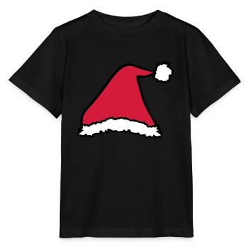 Santa Hat - Stanley/Stella MINI CREATOR Kids’ T-Shirt - black - Front - Mikhail (115cm)