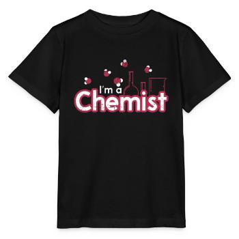 Chemist - Stanley/Stella MINI CREATOR Kids’ T-Shirt - black - Front - Mikhail (115cm)