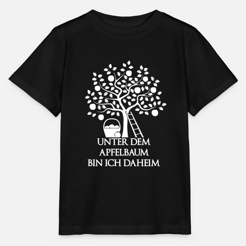 Apfelbäume Apfel Apfelbaum Apfelsaft Geschenk - Stanley/Stella Kinder T-Shirt MINI CREATOR - Schwarz