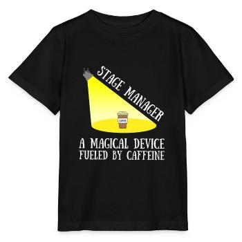 Stage Director Crew & Stage Manager Theater - Stanley/Stella MINI CREATOR Kids’ T-Shirt - black - Front - Mikhail (115cm)