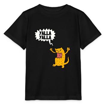 Lebanese Yalla Habibi Arabic Arab And Islam Muslim - Stanley/Stella Kinder T-Shirt MINI CREATOR  - Schwarz - Vorne - Mikhail (115cm)