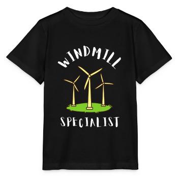 Ingénieur en environnement et sciences de l’environnement - T-shirt bio MINI CREATOR Stanley/Stella Enfant - noir - Devant - Mikhail (115cm)