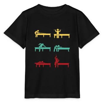 Pool Billiards Cue Sports And Snooker Tournament - Stanley/Stella Kinder T-Shirt MINI CREATOR  - Schwarz - Vorne - Mikhail (115cm)