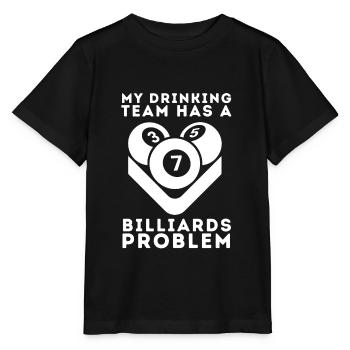 Pool Billiards Cue Sports And Snooker Tournament - Stanley/Stella Kinder T-Shirt MINI CREATOR  - Schwarz - Vorne - Mikhail (115cm)