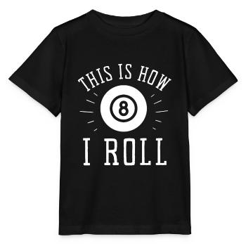 Pool Billiards Cue Sports And Snooker Tournament - Stanley/Stella Kinder T-Shirt MINI CREATOR  - Schwarz - Vorne - Mikhail (115cm)