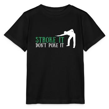 Pool Billiards Cue Sports And Snooker Tournament - Stanley/Stella Kinder T-Shirt MINI CREATOR  - Schwarz - Vorne - Mikhail (115cm)