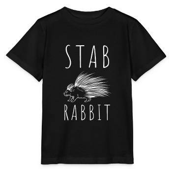 Porcupine Pig Hedgehog Rodent Hystricidae - Stanley/Stella MINI CREATOR Kids’ T-Shirt - black - Front - Mikhail (115cm)
