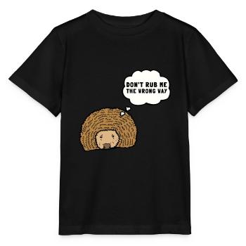 Porcupine Pig Hedgehog Rodent Hystricidae - Stanley/Stella MINI CREATOR Kids’ T-Shirt - black - Front - Mikhail (115cm)