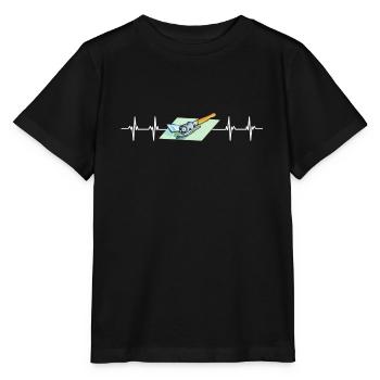 Verre de vitrier ajusteur et vitre de sertisseur de verre - T-shirt bio MINI CREATOR Stanley/Stella Enfant - noir - Devant - Mikhail (115cm)
