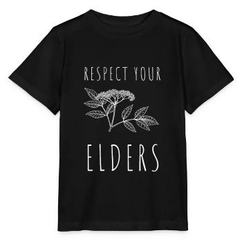 Elderberry Syrup Drink Flu Sambucus Homeopath - Stanley/Stella MINI CREATOR Kids’ T-Shirt - black - Front - Mikhail (115cm)