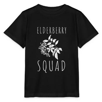 Elderberry Syrup Drink Flu Sambucus Homeopath - Stanley/Stella MINI CREATOR Kids’ T-Shirt - black - Front - Mikhail (115cm)