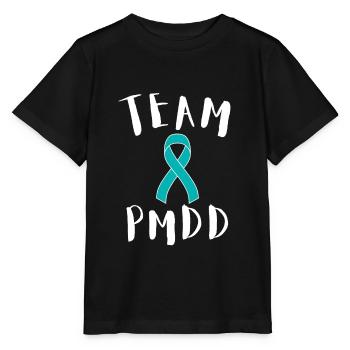 PMDD Awareness Premenstrual Syndrome Menstrual - Stanley/Stella Kinder T-Shirt MINI CREATOR  - Schwarz - Vorne - Mikhail (115cm)