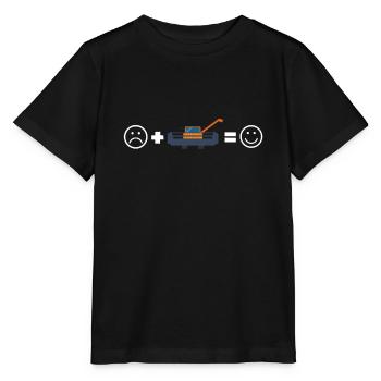 Farming Combine Harvester Driver Agriculture - Stanley/Stella Kinder T-Shirt MINI CREATOR  - Schwarz - Vorne - Mikhail (115cm)