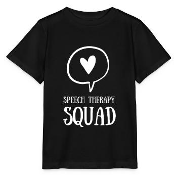 Speech Language Pathologist Speech Therapy SLP - Stanley/Stella Kinder T-Shirt MINI CREATOR  - Schwarz - Vorne - Mikhail (115cm)
