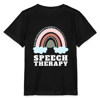 Speech Language Pathologist Speech Therapy SLP - Stanley/Stella Kinder T-Shirt MINI CREATOR  - Schwarz - Vorne - Mikhail (115cm)