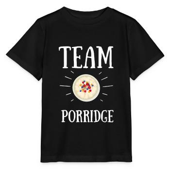 Bouillie céréales Grits Kasha Upma Riz et avoine - T-shirt bio MINI CREATOR Stanley/Stella Enfant - noir - Devant - Mikhail (115cm)
