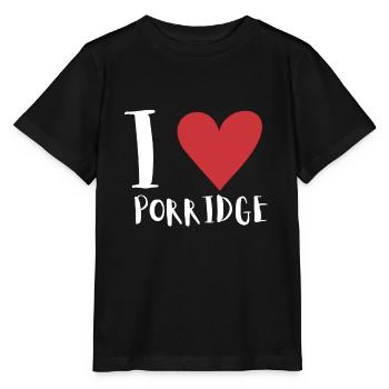 Bouillie céréales Grits Kasha Upma Riz et avoine - T-shirt bio MINI CREATOR Stanley/Stella Enfant - noir - Devant - Mikhail (115cm)