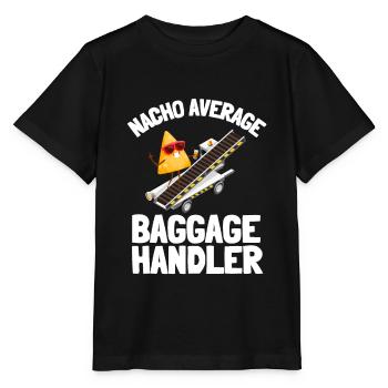 Baggage Handler Airfield Airport Worker - Stanley/Stella MINI CREATOR Kids’ T-Shirt - black - Front - Mikhail (115cm)