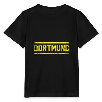 Dortmund gift love soccer south - Stanley/Stella MINI CREATOR Kids’ T-Shirt - black - Front - Mikhail (115cm)