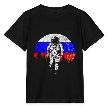Russie - T-shirt bio MINI CREATOR Stanley/Stella Enfant - noir - Devant - Mikhail (115cm)