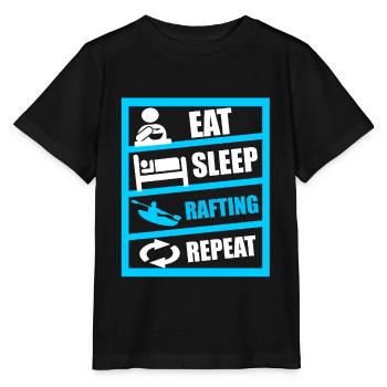 Boating Water sports rafting - Stanley/Stella MINI CREATOR Kids’ T-Shirt - black - Front - Mikhail (115cm)