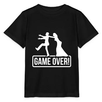 JGA Game over Braut Bräutigam - Stanley/Stella Kinder T-Shirt MINI CREATOR  - Schwarz - Vorne - Mikhail (115cm)