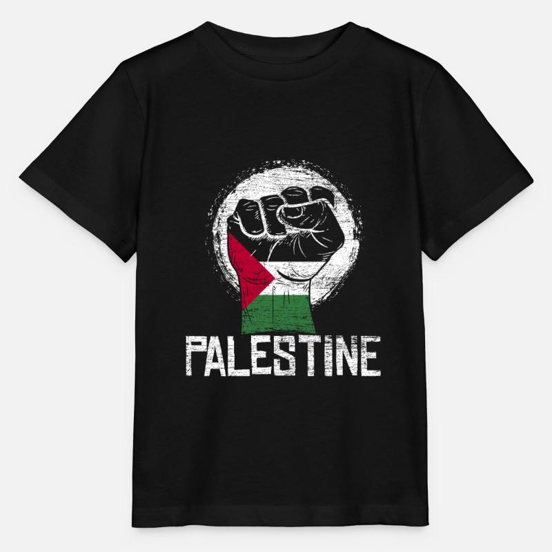 Poing de la Palestine - T-shirt bio MINI CREATOR Stanley/Stella Enfant - noir