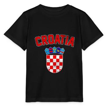 Croatia - Stanley/Stella MINI CREATOR Kids’ T-Shirt - black - Front - Mikhail (115cm)