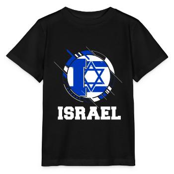 Israel - Stanley/Stella MINI CREATOR Kids’ T-Shirt - black - Front - Mikhail (115cm)