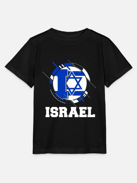 Israel - Stanley/Stella T-shirt MINI CREATOR til børn - sort