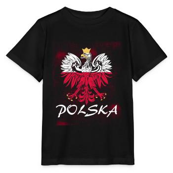 Pologne - T-shirt bio MINI CREATOR Stanley/Stella Enfant - noir - Devant - Mikhail (115cm)