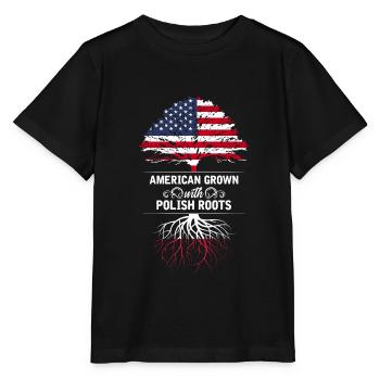 America Poland - Stanley/Stella MINI CREATOR Kids’ T-Shirt - black - Front - Mikhail (115cm)