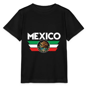Mexiko - Stanley/Stella Kinder T-Shirt MINI CREATOR  - Schwarz - Vorne - Mikhail (115cm)