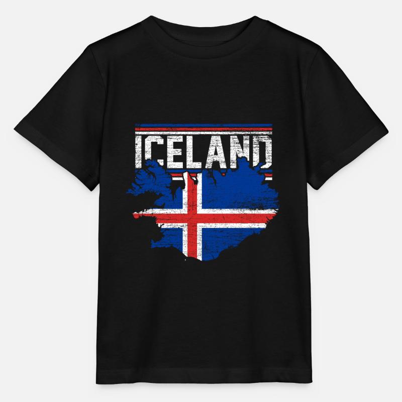 Island - Stanley/Stella Kinder T-Shirt MINI CREATOR  - Schwarz