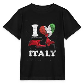 Italy - Stanley/Stella MINI CREATOR Kids’ T-Shirt - black - Front - Mikhail (115cm)